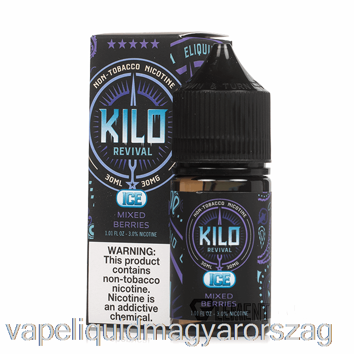 Jégkevert Bogyók - Kilo Revival Sók - 30ml 50mg Vape E Cigi